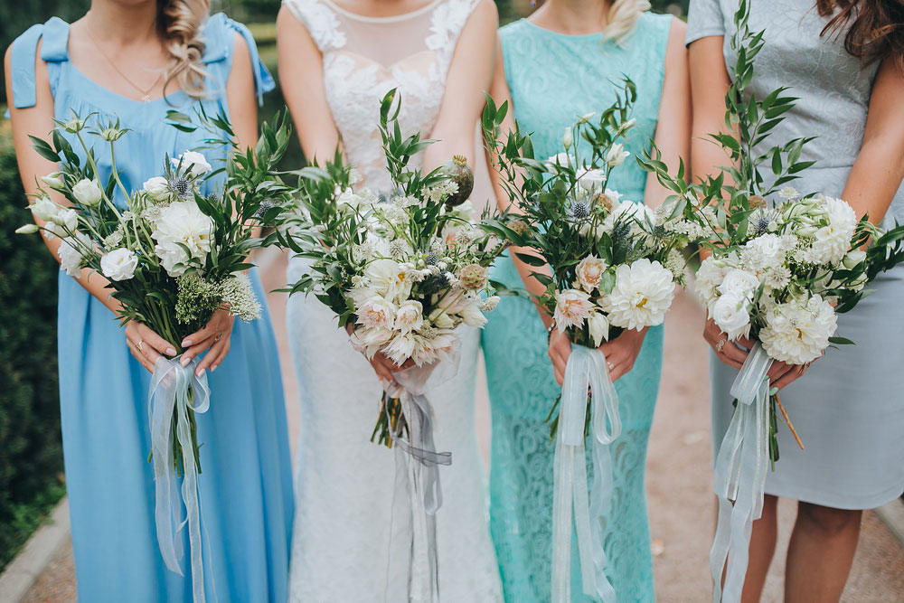 Bridesmaid Trends - Different Color, Different Dress